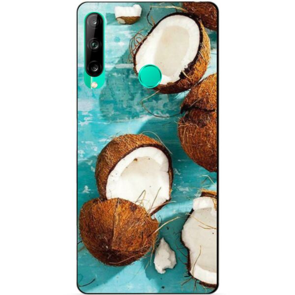 

Силиконовый чехол бампер Candy для Huawei P40 Lite E с рисунком Кокосы