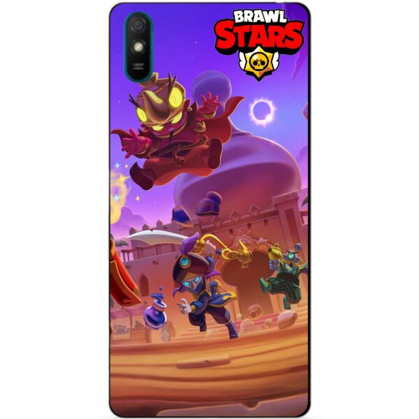 

Силиконовый бампер чехол Candy для Xiaomi Redmi 9a Базар Тары Джин Бравл Старс