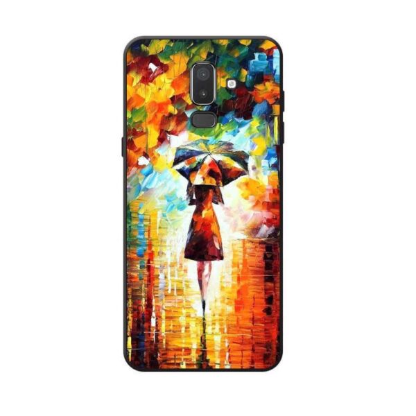 

Чехол силиконовый Candy для Samsung J8 Galaxy J810 с рисунком Прогулка