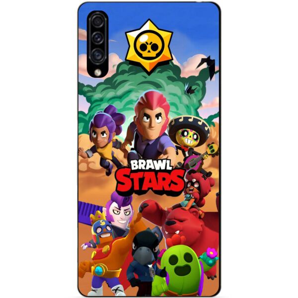 

Силиконовый бампер чехол Candy для Samsung A30s с рисунком Brawl Stars