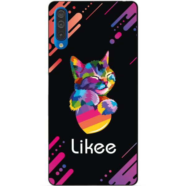 

Силиконовый бампер чехол Candy для Samsung A30s с рисунком Likee
