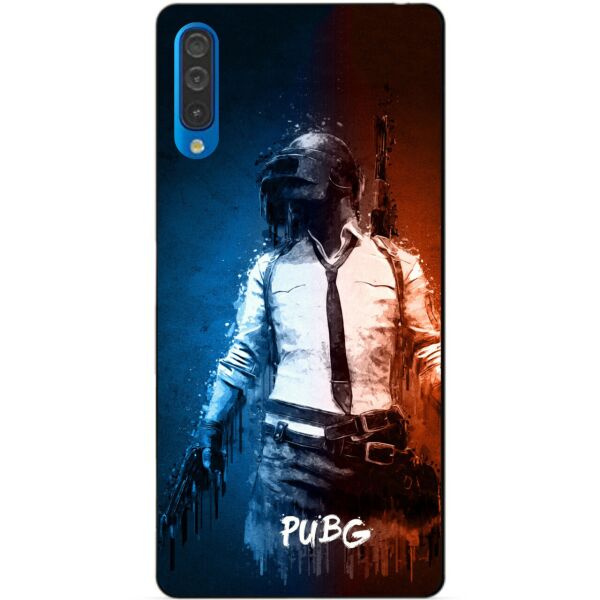 

Силиконовый бампер чехол Candy для Samsung A30s с рисунком PUBG