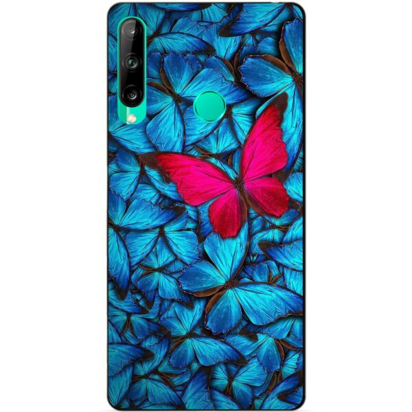 

Силиконовый чехол бампер Candy для Huawei P40 Lite E с рисунком Мотыльки