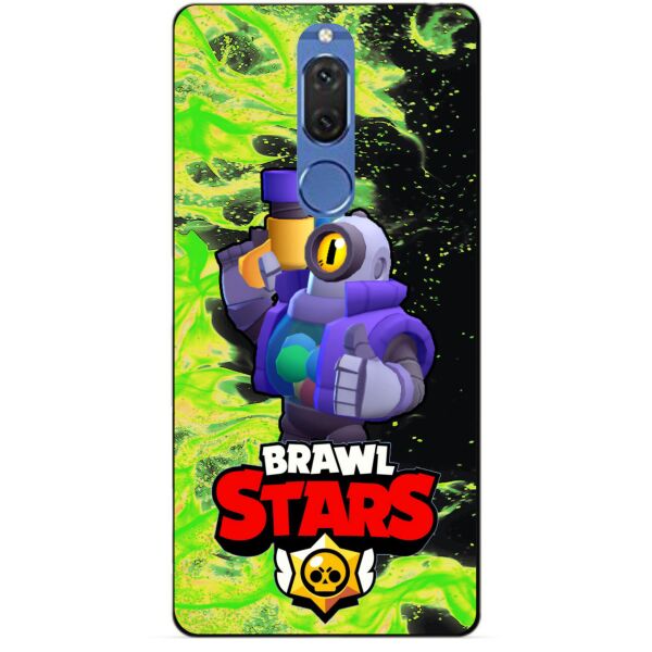 

Силиконовый бампер чехол Candy для Huawei Mate 10 Lite с героем Brawl Stars Рико