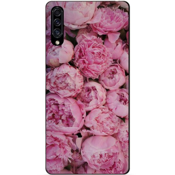 

Силиконовый бампер чехол Candy для Samsung A30s с рисунком Розовые Пионы