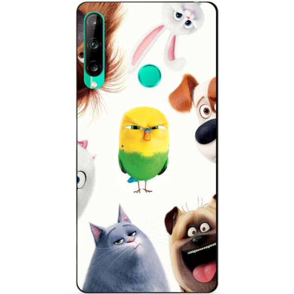 

Силиконовый чехол бампер Candy для Huawei P40 Lite E с рисунком Тайна Жизнь Домашних Животных