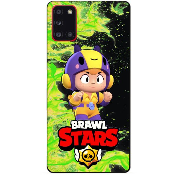 

Силиконовый бампер чехол Candy для Samsung A31 Galaxy A315f с Героем Brawl Stars Беа