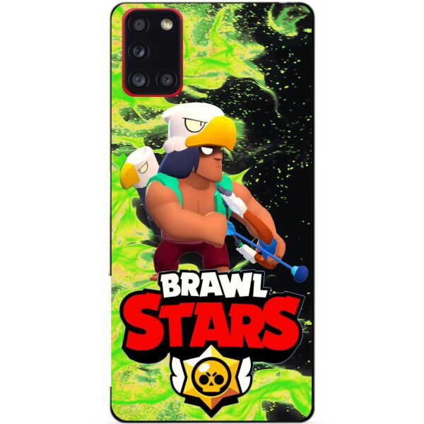 

Силиконовый бампер чехол Candy для Samsung A31 Galaxy A315f с Героем Brawl Stars Бо