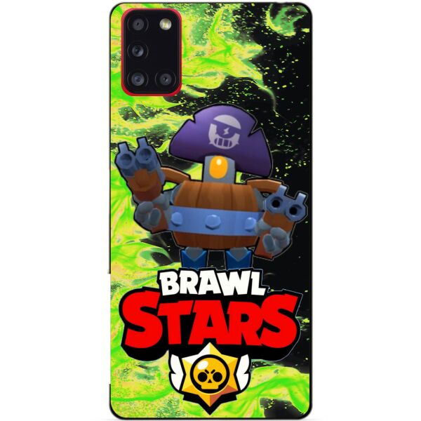 

Силиконовый бампер чехол Candy для Samsung A31 Galaxy A315f с Героем Brawl Stars Деррил