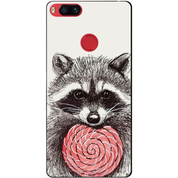 

Чехол силиконовый Candy для Xiaomi Mi A1 Енот