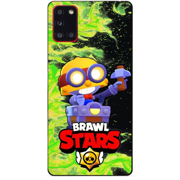

Силиконовый бампер чехол Candy для Samsung A31 Galaxy A315f с Героем Brawl Stars Карл