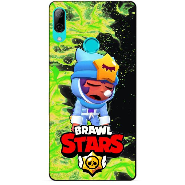 

Силиконовый бампер чехол Candy для Huawei P Smart 2019 с Героем Brawl Stars Сонный Сэнди