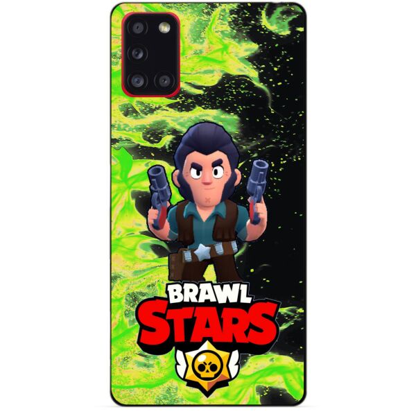 

Силиконовый бампер чехол Candy для Samsung A31 Galaxy A315f с Героем Brawl Stars Кольт