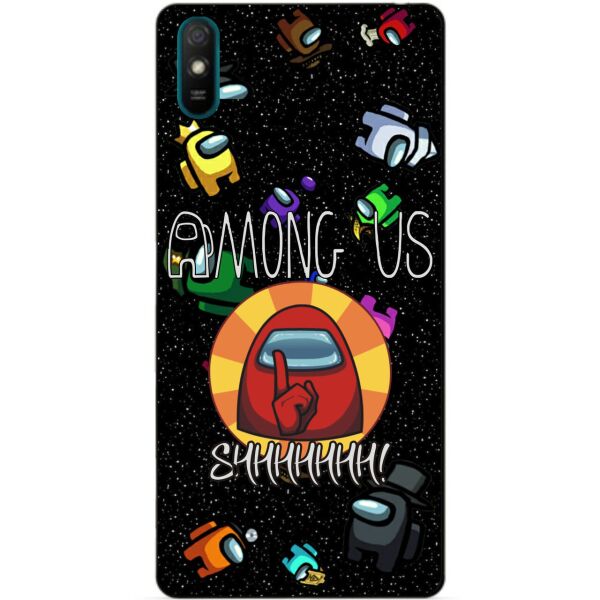 

Силиконовый бампер чехол Candy для Xiaomi Redmi 9a с рисунком Among Us