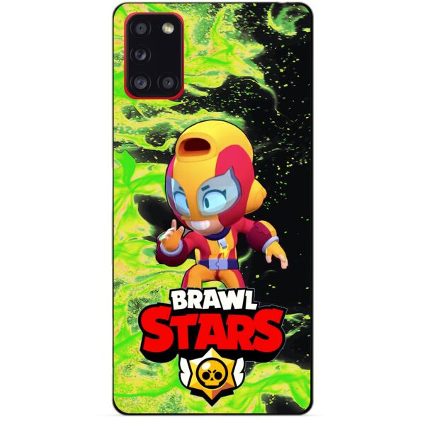 

Силиконовый бампер чехол Candy для Samsung A31 Galaxy A315f с Героем Brawl Stars Макс