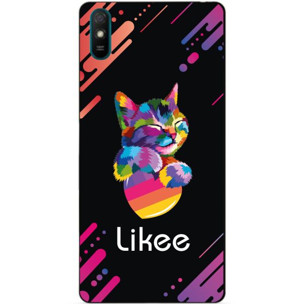 

Силиконовый бампер чехол Candy для Xiaomi Redmi 9a с рисунком Likee