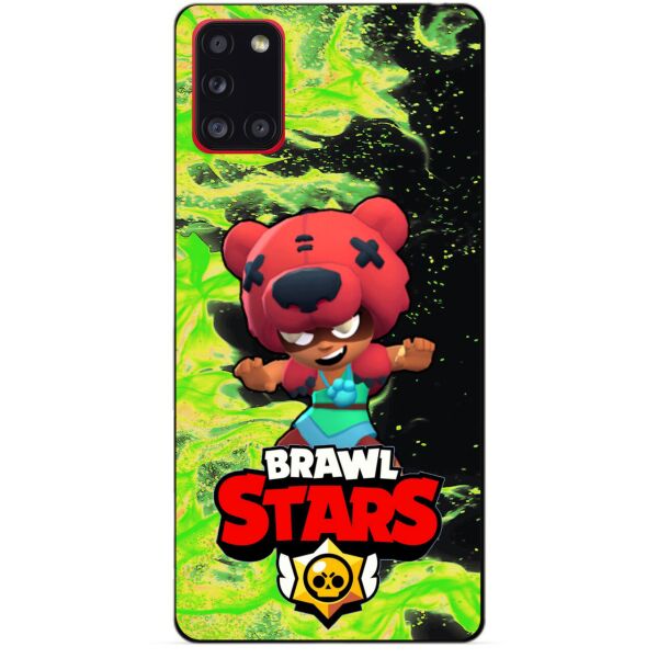 

Силиконовый бампер чехол Candy для Samsung A31 Galaxy A315f с Героем Brawl Stars Нита