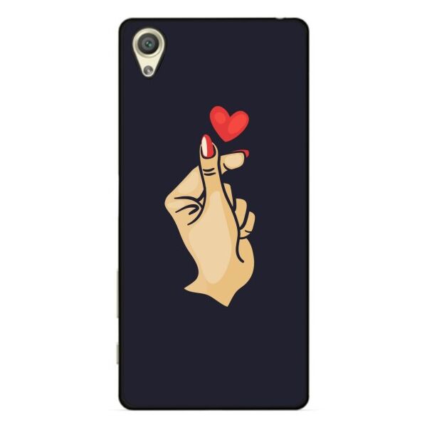 

Чехол силиконовый Candy для Sony Xperia Z L36h C6603 с рисунком Знак Любви