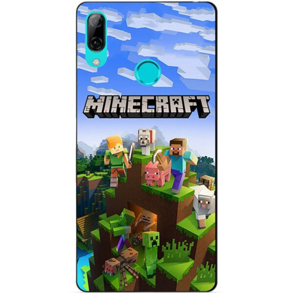 

Силиконовый бампер чехол Candy для Huawei P Smart 2019 с рисунком Minecraft