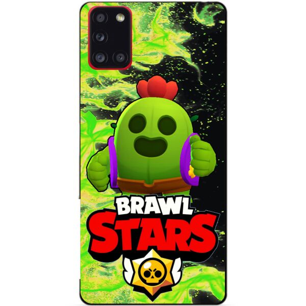 

Силиконовый бампер чехол Candy для Samsung A31 Galaxy A315f с Героем Brawl Stars Спайк