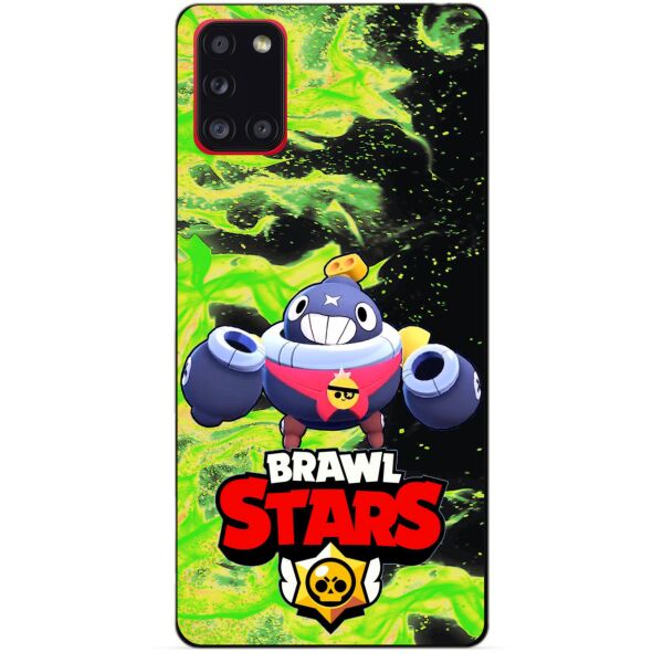 

Силиконовый бампер чехол Candy для Samsung A31 Galaxy A315f с Героем Brawl Stars Тик