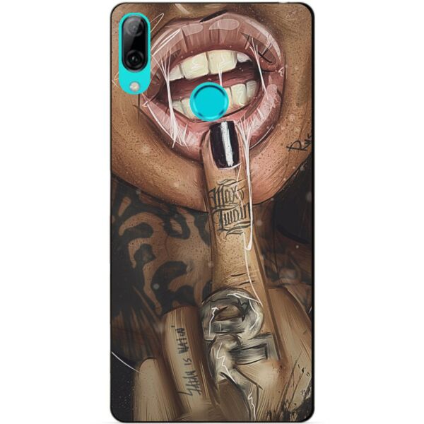 

Силиконовый бампер чехол Candy для Huawei P Smart 2019 с рисунком Swag