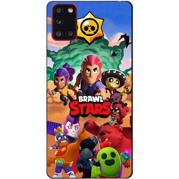 

Силиконовый бампер чехол Candy для Samsung A31 Galaxy A315f с рисунком Brawl Stars