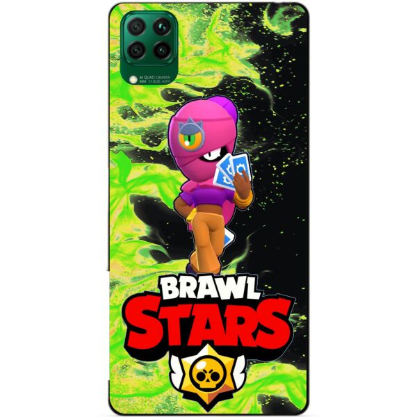 

Силиконовый чехол бампер Candy для Huawei P40 Lite с Героем Brawl Stars Тара