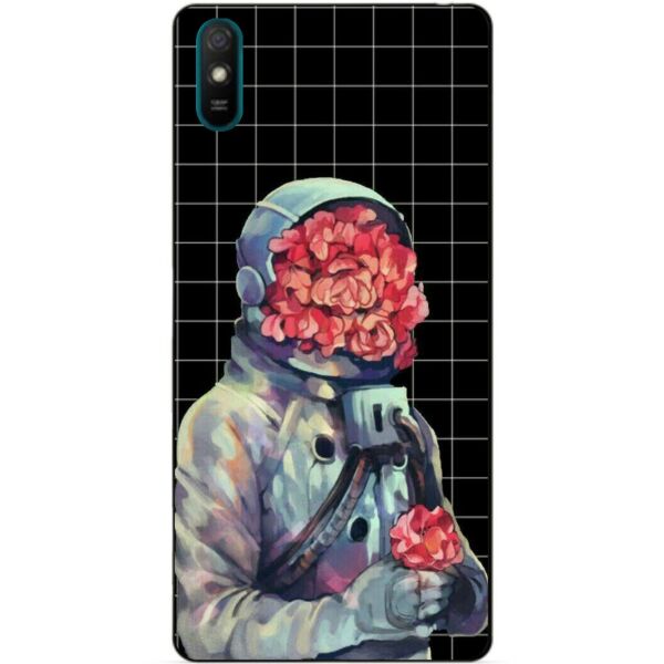 

Силиконовый бампер чехол Candy для Xiaomi Redmi 9a с рисунком Букет