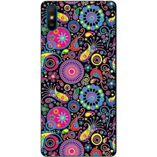 

Силиконовый бампер чехол Candy для Xiaomi Redmi 9a с рисунком Восточные Узоры