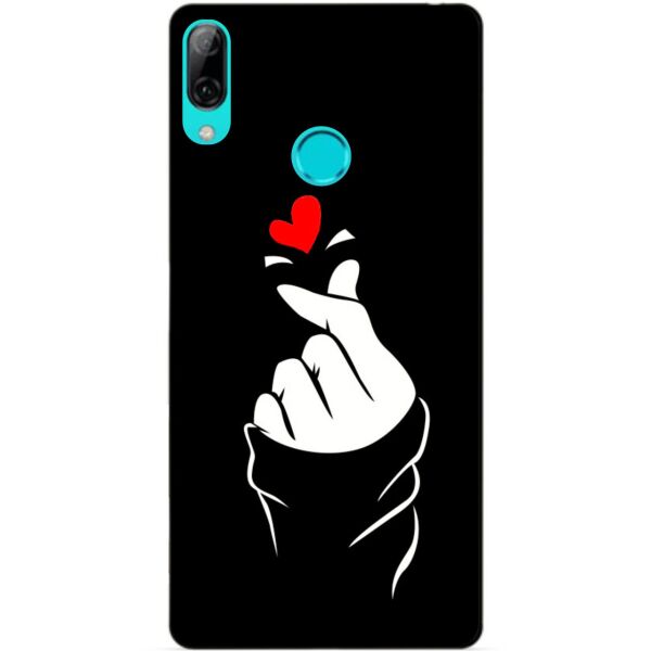 

Силиконовый бампер чехол Candy для Huawei P Smart 2019 с рисунком Знак любви