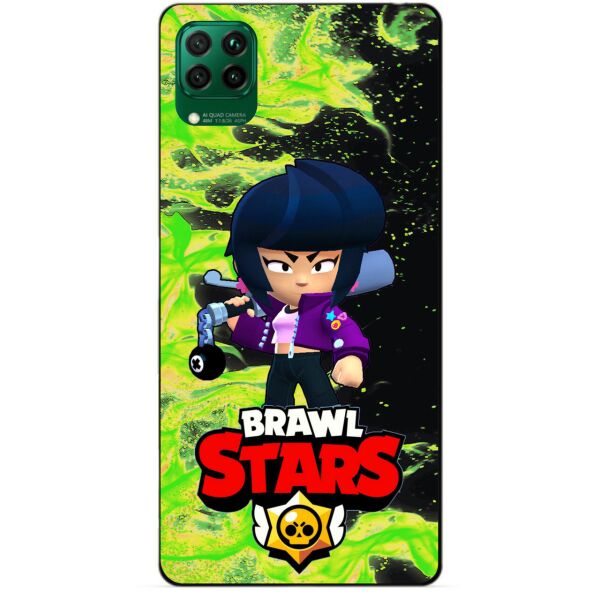 

Силиконовый чехол бампер Candy для Huawei P40 Lite с Героем Бравл Старс Биби