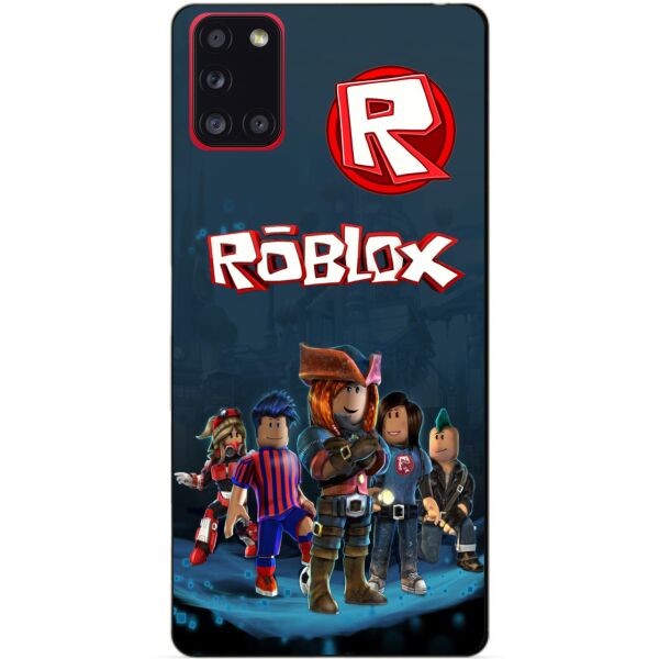 

Силиконовый бампер чехол Candy для Samsung A31 с рисунком Roblox