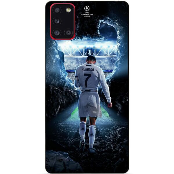 

Силиконовый бампер чехол Candy для Samsung A31 с рисунком Ronaldo