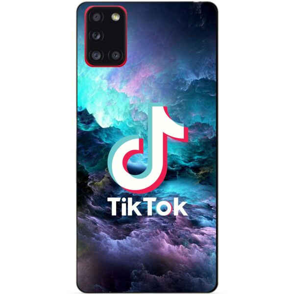 

Силиконовый бампер чехол Candy для Samsung A31 с рисунком Tik Tok