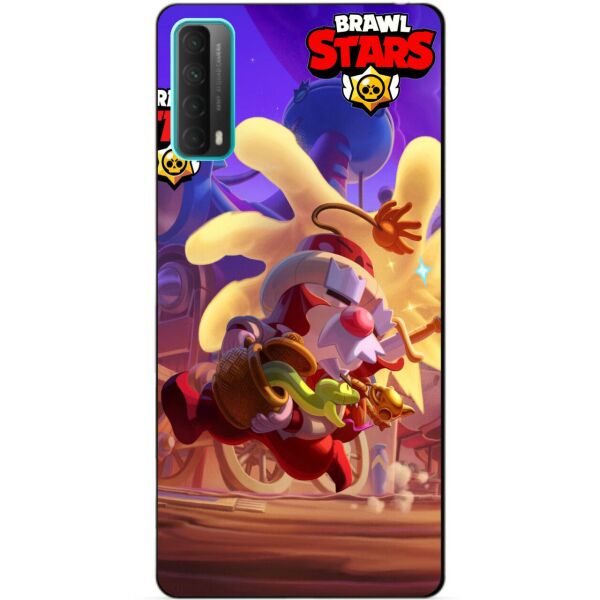 

Силиконовый бампер чехол Candy для Huawei P Smart 2021 Бравл Старс Базар Тары Гэйл