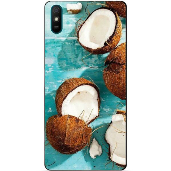 

Силиконовый бампер чехол Candy для Xiaomi Redmi 9a с рисунком Кокосы