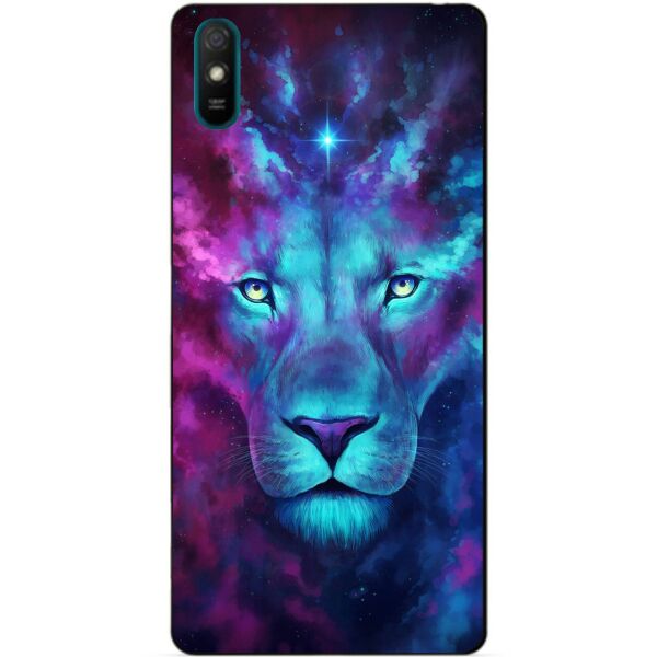 

Силиконовый бампер чехол Candy для Xiaomi Redmi 9a с рисунком Космический Лев