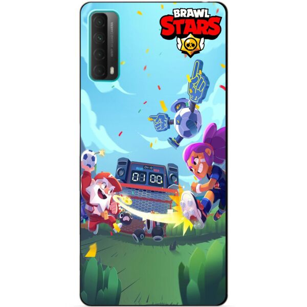 

Силиконовый бампер чехол Candy для Huawei P Smart 2021 Бравл Старс Броулбол