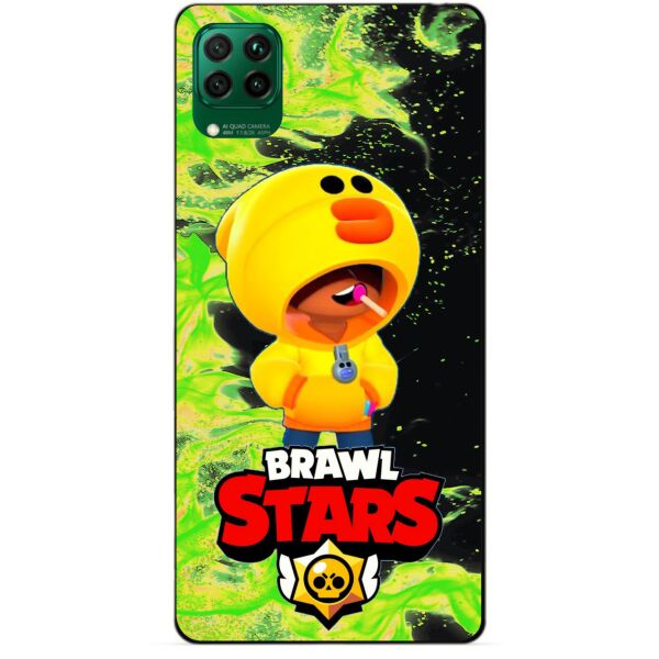 

Силиконовый чехол бампер Candy для Huawei P40 Lite с Героем Бравл Старс Леон утка