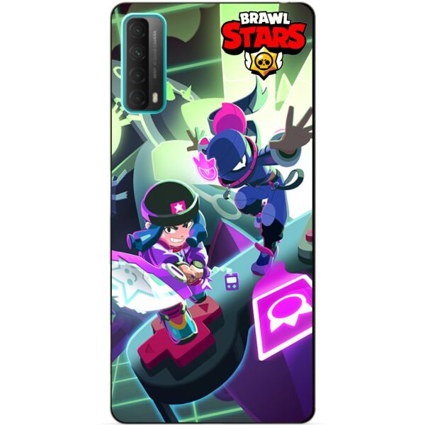 

Силиконовый бампер чехол Candy для Huawei P Smart 2021 Бравл Старс Горячая зона Биби Тара