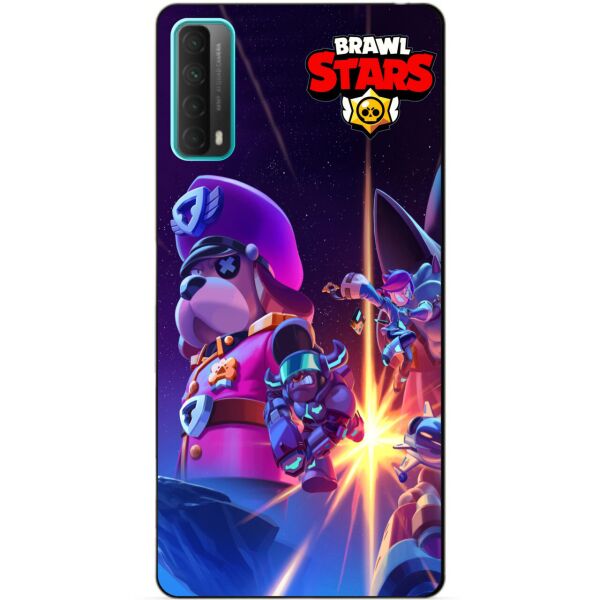 

Силиконовый бампер чехол Candy для Huawei P Smart 2021 Бравл Старс Космоопера старр
