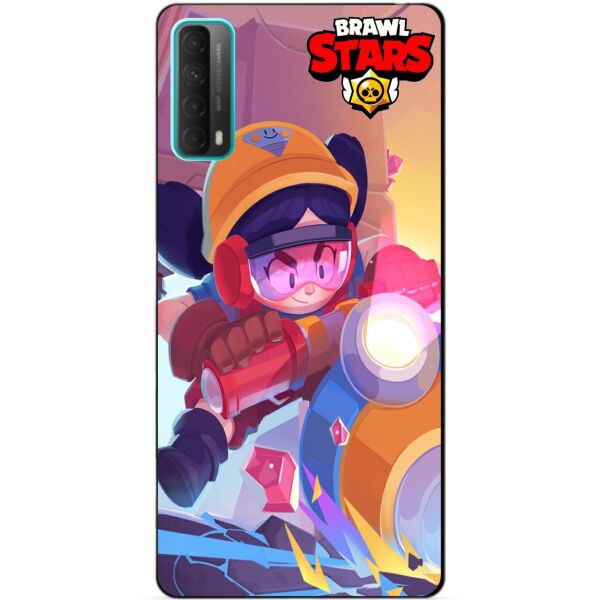 

Силиконовый бампер чехол Candy для Huawei P Smart 2021 Бравл Старс Осада Джеки