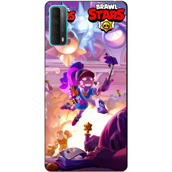 

Силиконовый бампер чехол Candy для Huawei P Smart 2021 Бравл Старс Парк старр Эмз