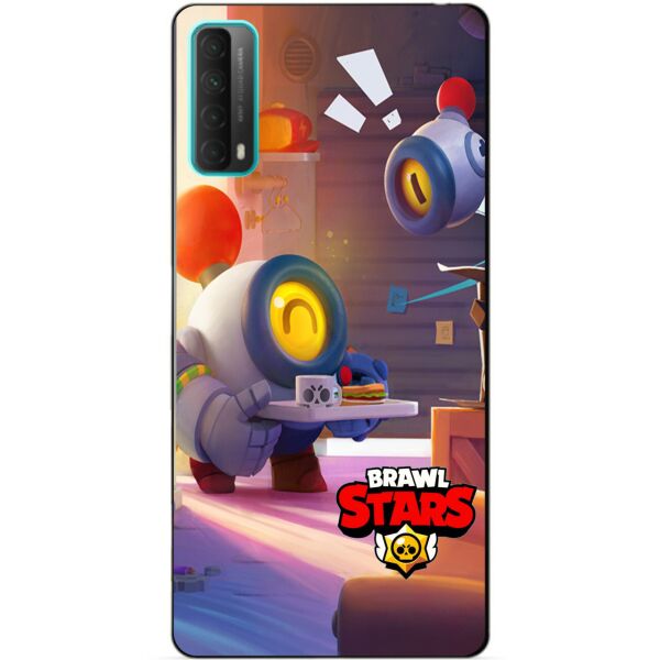 

Силиконовый бампер чехол Candy для Huawei P Smart 2021 Бравл Старс Столкновение Нани