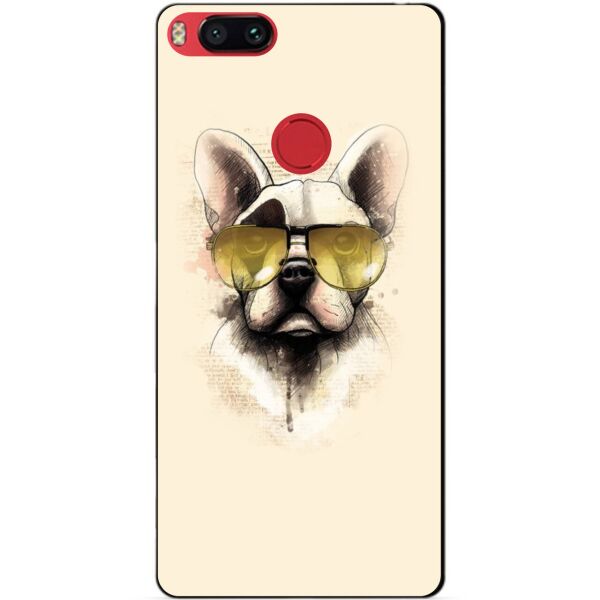 

Чехол силиконовый Candy для Xiaomi Mi A1 Собака в очках