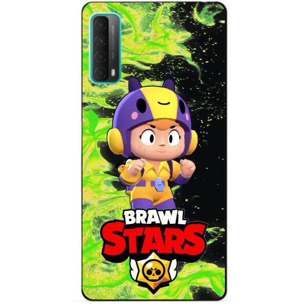 

Силиконовый бампер чехол Candy для Huawei P Smart 2021 с Героем Бравл Старс Беа