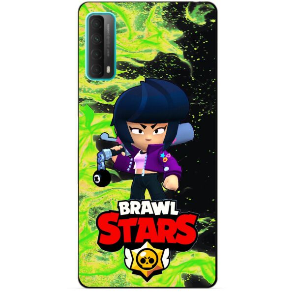

Силиконовый бампер чехол Candy для Huawei P Smart 2021 с Героем Бравл Старс Биби