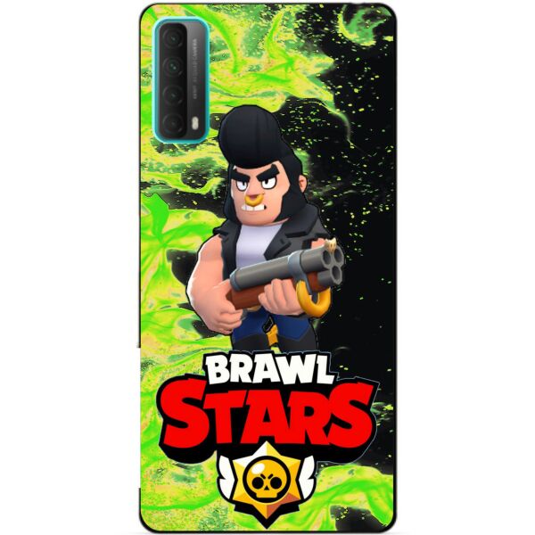 

Силиконовый бампер чехол Candy для Huawei P Smart 2021 с Героем Бравл Старс Булл