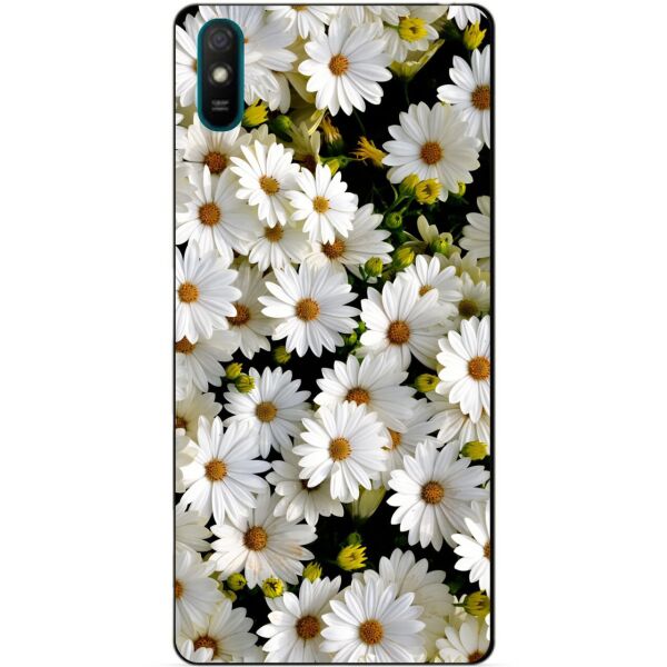 

Силиконовый бампер чехол Candy для Xiaomi Redmi 9a с рисунком Ромашки